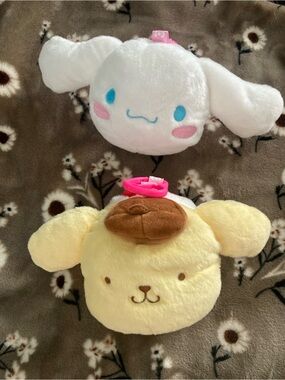 Sanrio Plush Flippable Keychains NWOT
